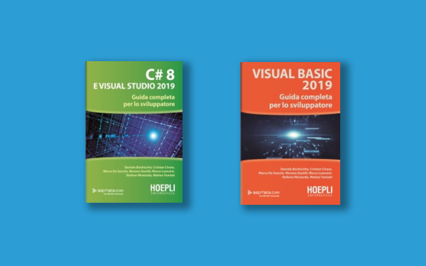Due nuovi libri su .NET Core 3, C# 8 e Visual Basic 2019